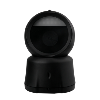 Ασύρματος Desktop Barcode Scanner υψηλής ταχύτητας Χωρίς χέρια 2D Barcode Reader με βάση φόρτισης