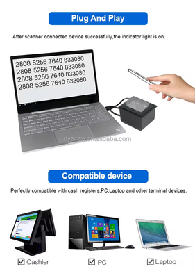 Διάβασης γραμμικού κώδικα 2D NFC USB RS232 ενσωματωμένος CMOS κάμερα σαρωτής Μονάδα σαρωτή γραμμικού κώδικα