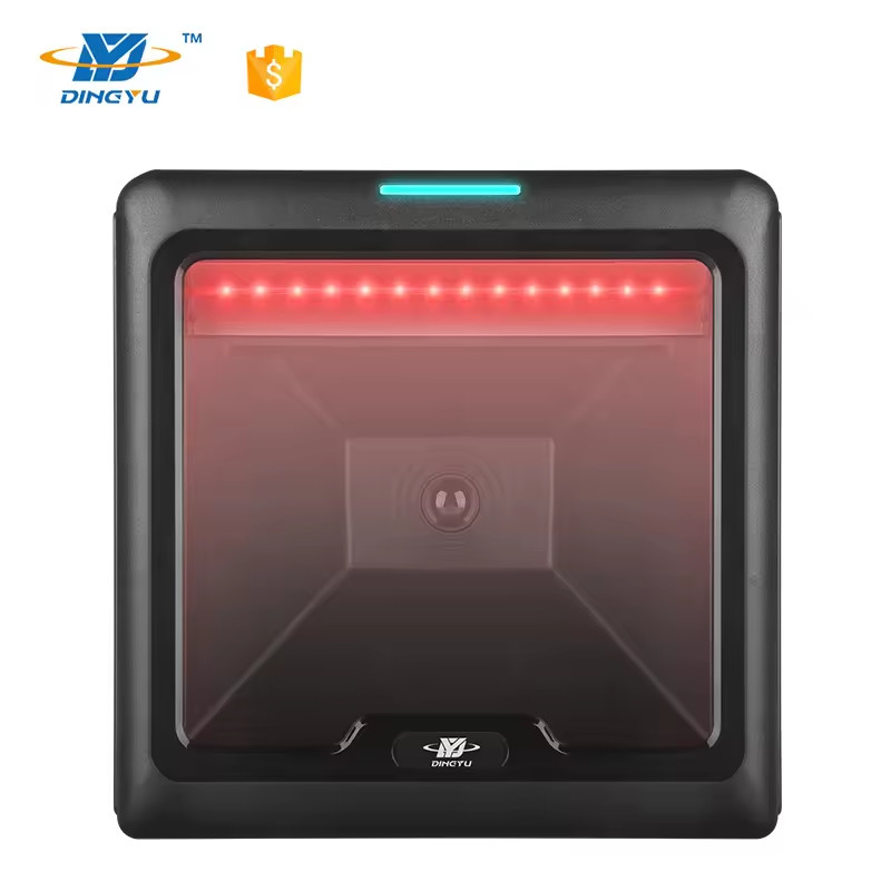 Ένα εκατομμύριο pixels Desktop Barcode Scanner υψηλής ταχύτητας handsfree 2D Barcode Reader DP8550