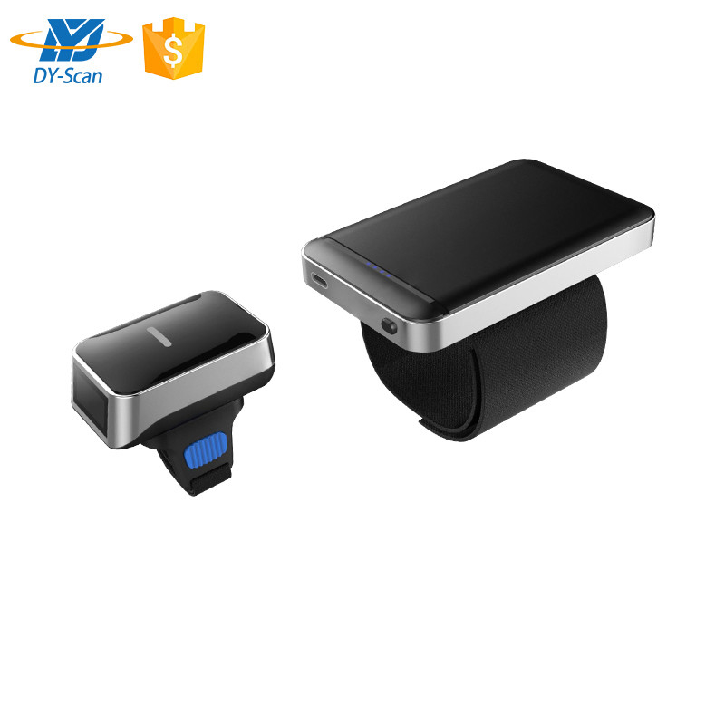 Φορητός ασύρματος Bluetooth CCD δάχτυλος 1D Laser Barcode Scanner για συνεχή σάρωση